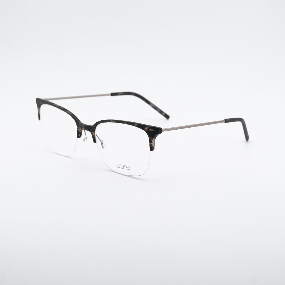 AIRLOCK 2005 002 Eyeglasses Havana/Ruthenium 52mm Square Frame